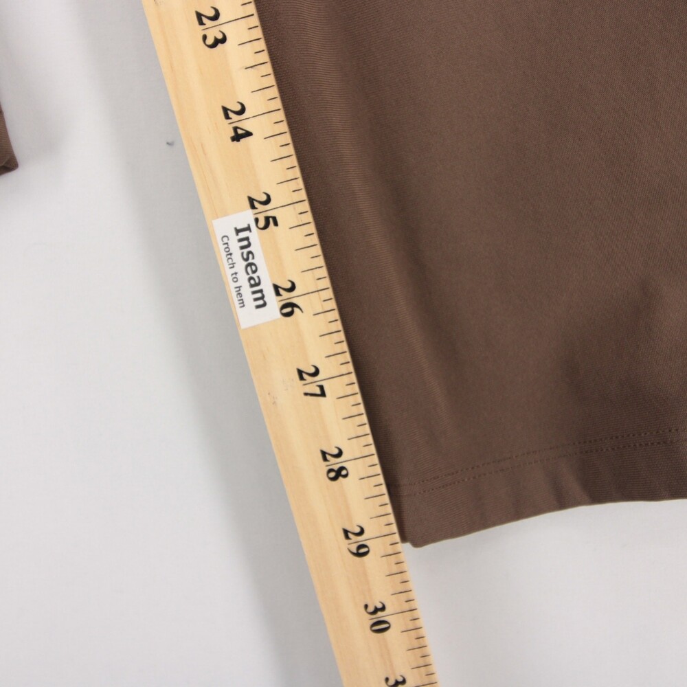 Lululemon Commission Pants Mens 31 Brown Warpstreme Slim Fit ABC Chinos - Picture 9 of 11